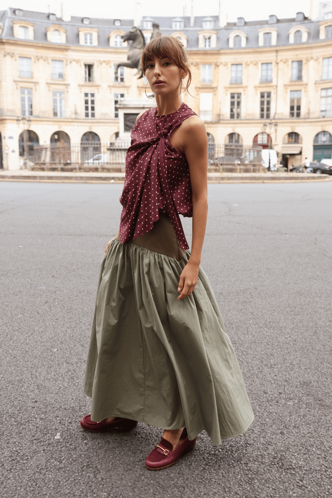 Jude Block Maxi Skirt - Zandra Stone