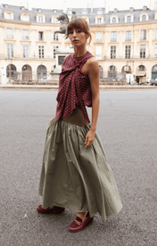Jude Block Maxi Skirt - Zandra Stone