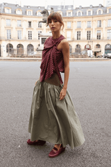 Jude Block Maxi Skirt