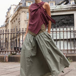 Jude Block Maxi Skirt - Zandra Stone