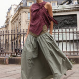 Jude Block Maxi Skirt - Zandra Stone