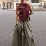 Jude Block Maxi Skirt - Zandra Stone
