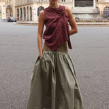 Jude Block Maxi Skirt - Zandra Stone