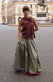 Jude Block Maxi Skirt - Zandra Stone