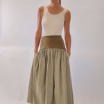 Jude Block Maxi Skirt - Zandra Stone