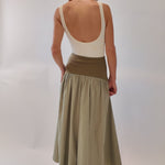 Jude Block Maxi Skirt - Zandra Stone
