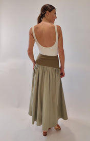 Jude Block Maxi Skirt - Zandra Stone