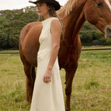 Kelsey Cowl Neck Maxi Dress - Zandra Stone