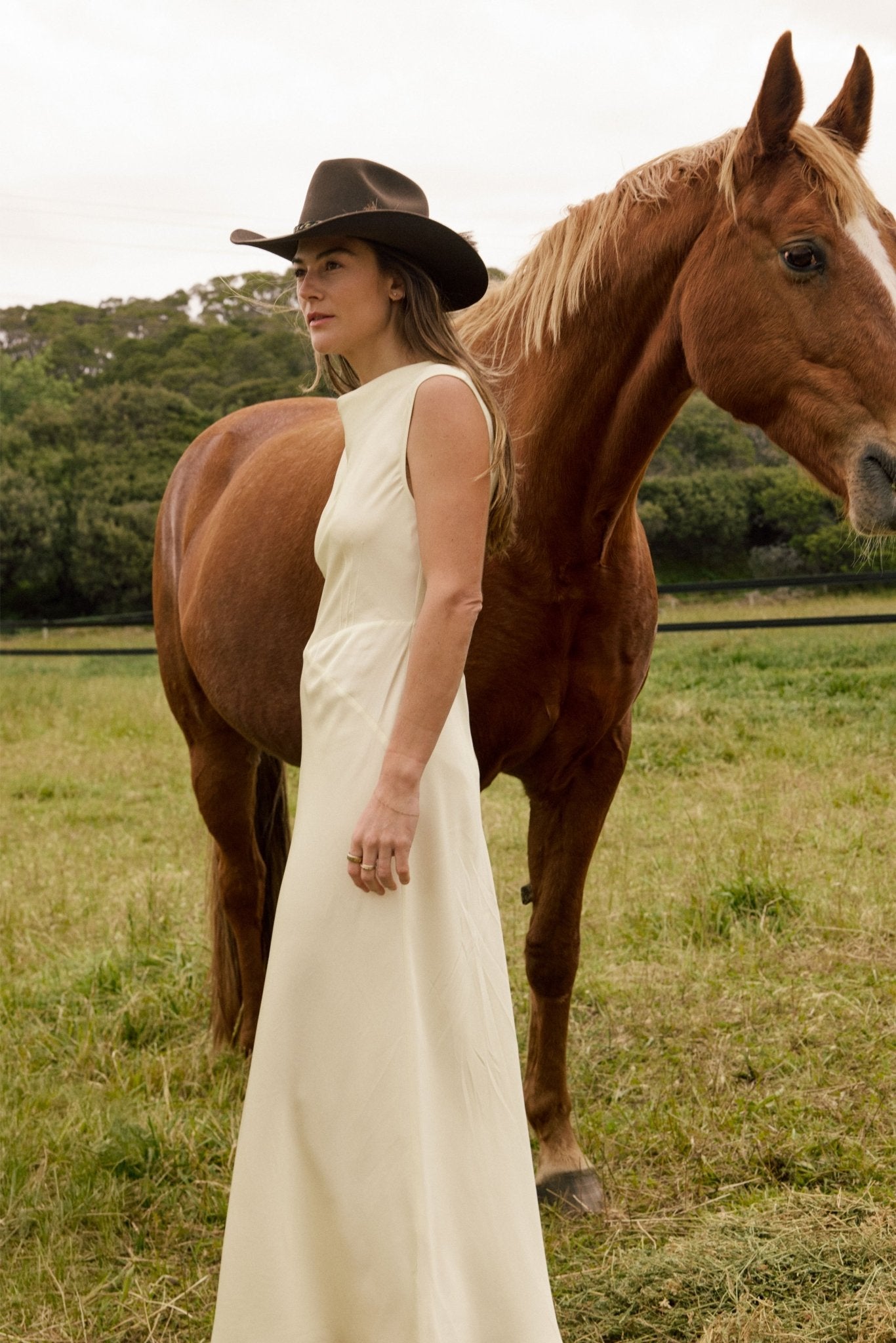 Kelsey Cowl Neck Maxi Dress - Zandra Stone