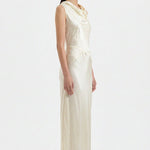 Kelsey Cowl Neck Maxi Dress - Zandra Stone