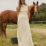 Kelsey Cowl Neck Maxi Dress - Zandra Stone
