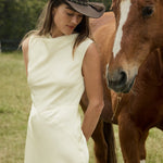 Kelsey Cowl Neck Maxi Dress - Zandra Stone