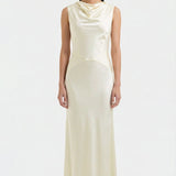 Kelsey Cowl Neck Maxi Dress - Zandra Stone