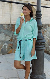 Lane Bermuda Short - Mint - Zandra Stone