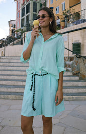 Lane Bermuda Short - Mint - Zandra Stone