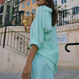 Lane Bermuda Short - Mint - Zandra Stone