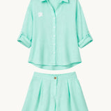Lane Bermuda Short - Mint - Zandra Stone
