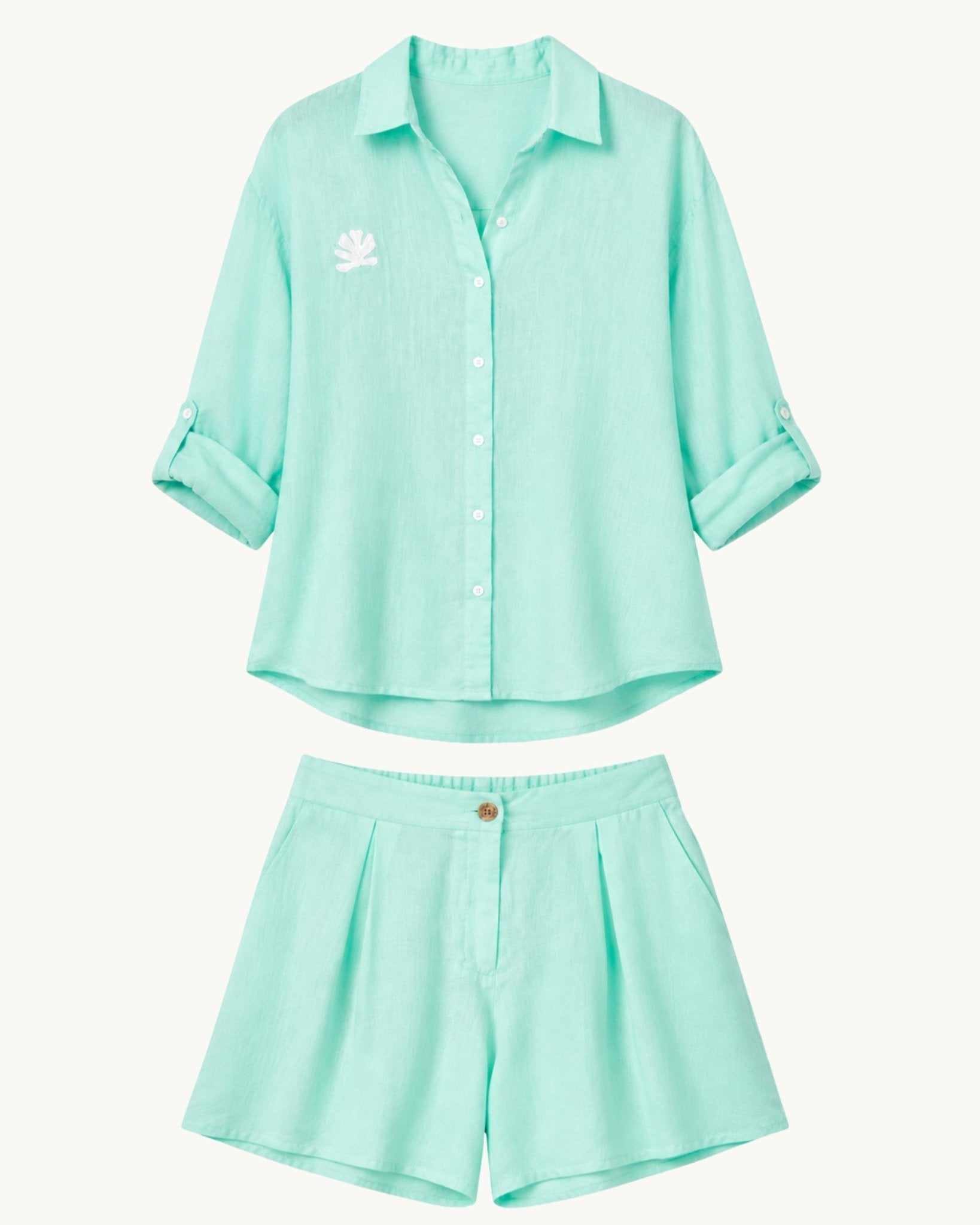 Lane Bermuda Short - Mint - Zandra Stone