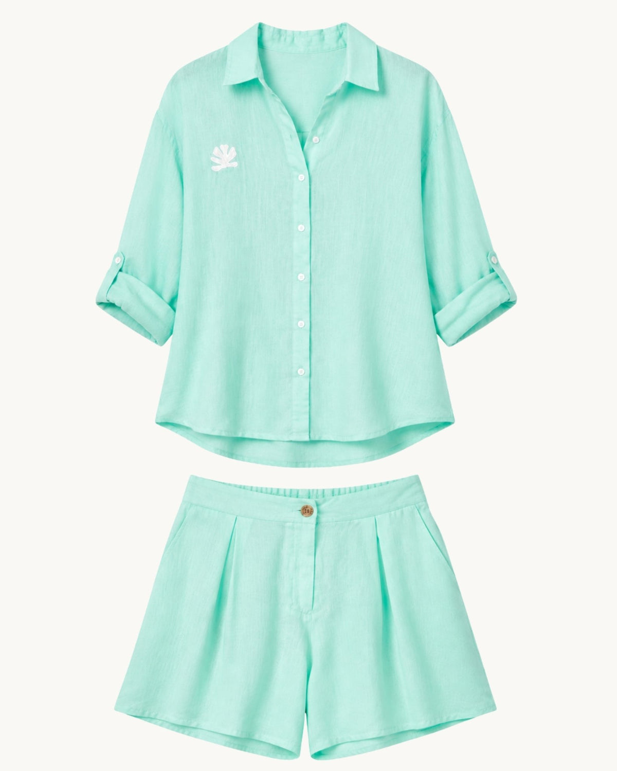 Lane Bermuda Short - Mint - Zandra Stone