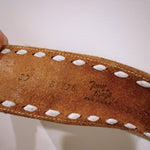 Leather Belt with belt buckle - Zandra Stone