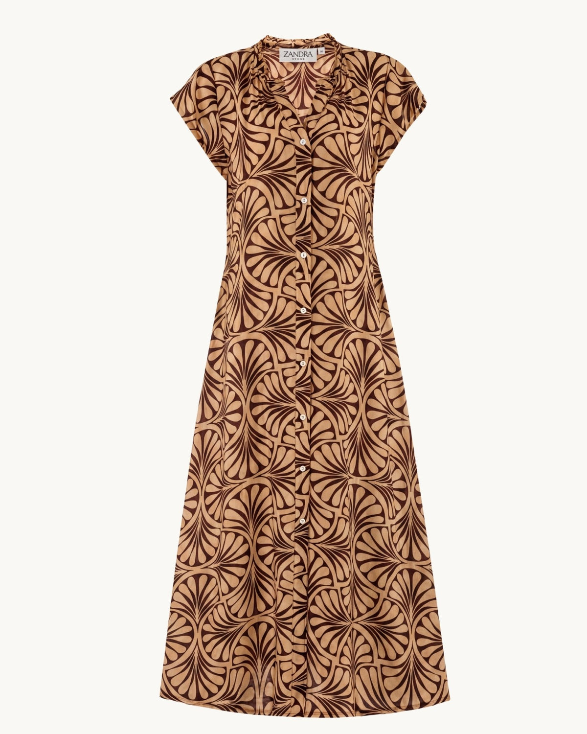 Lindsay Maxi Dress with Belt - Zandra Stone