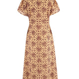 Lindsay Maxi Dress with Belt - Zandra Stone