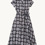 Lindsay with Belt Maxi Dress - Zandra Stone