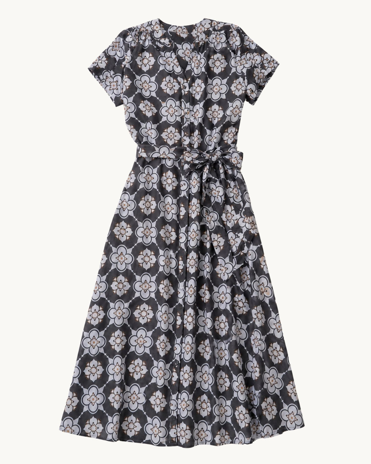 Lindsay with Belt Maxi Dress - Zandra Stone