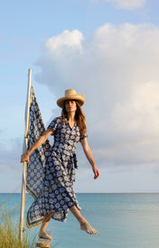 Lindsay with Belt Maxi Dress - Zandra Stone
