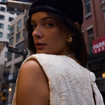 Lou Cropped Top - Cotton Lace - Zandra Stone