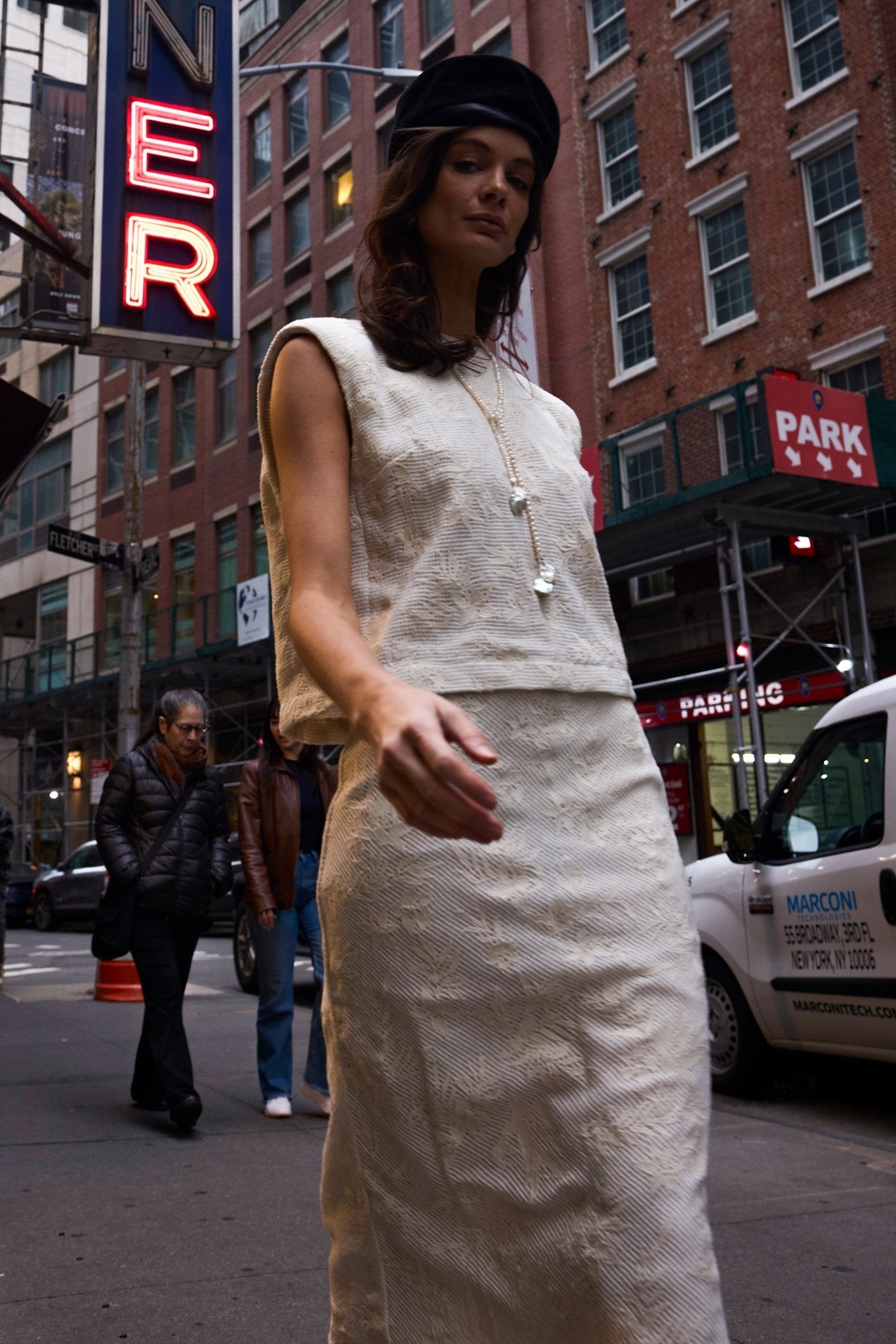 Lou Cropped Top - Cotton Lace - Zandra Stone