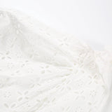 Lulu Cotton Broderie Dress - Zandra Stone