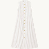 Mari Pleated fronted dress - Zandra Stone