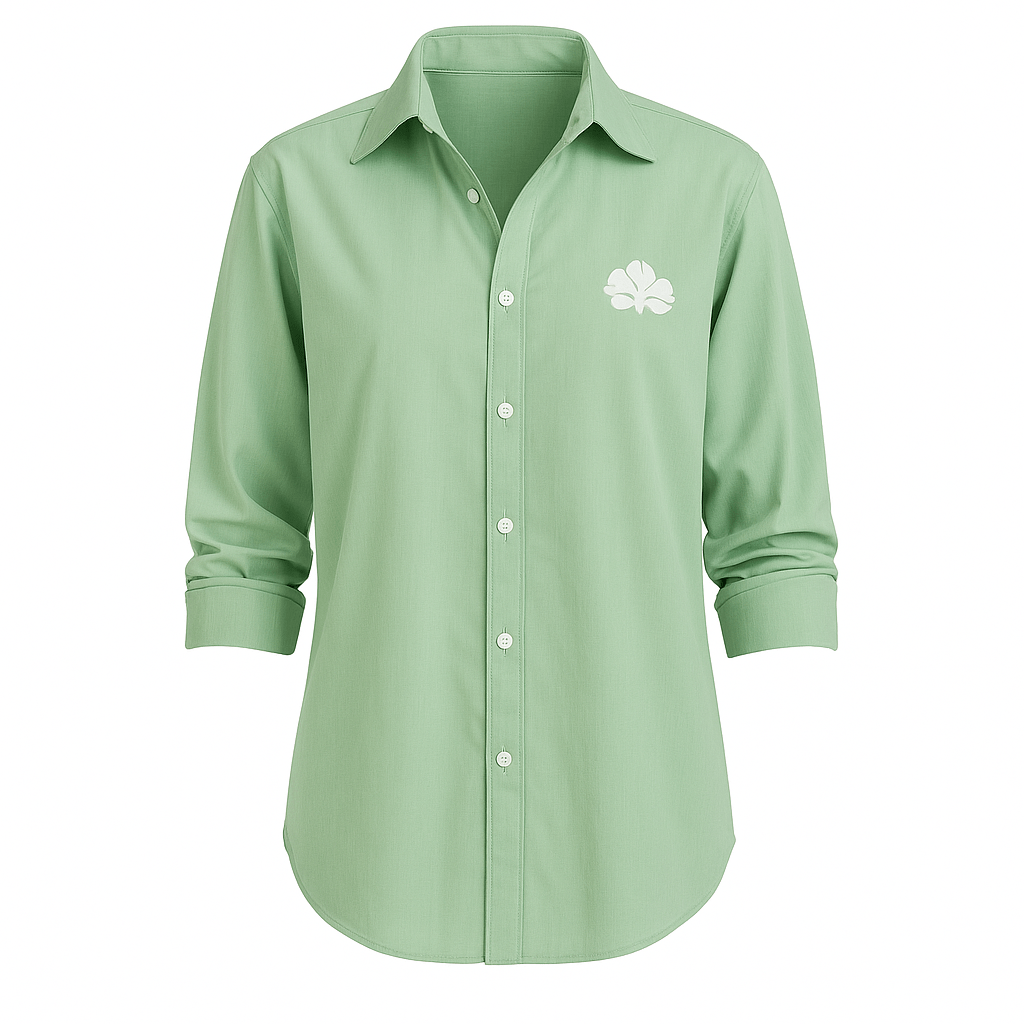Milla Mint Green Long Sleeve Button Down Shirt Zandra Stone Milla Mint Green Long Sleeve Button Down Shirt Zandra Stone