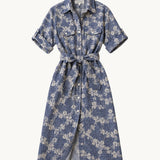 Monty Belted Dress - Black/White Gingham - Zandra Stone