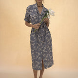 Monty Belted Dress - Black/White Gingham - Zandra Stone