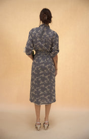 Monty Belted Dress - Black/White Gingham - Zandra Stone