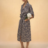 Monty Belted Dress - Black/White Gingham - Zandra Stone