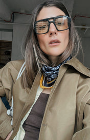 Mosaic Silk Neck Scarf - Zandra Stone