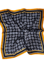 Mosaic Silk Neck Scarf - Zandra Stone