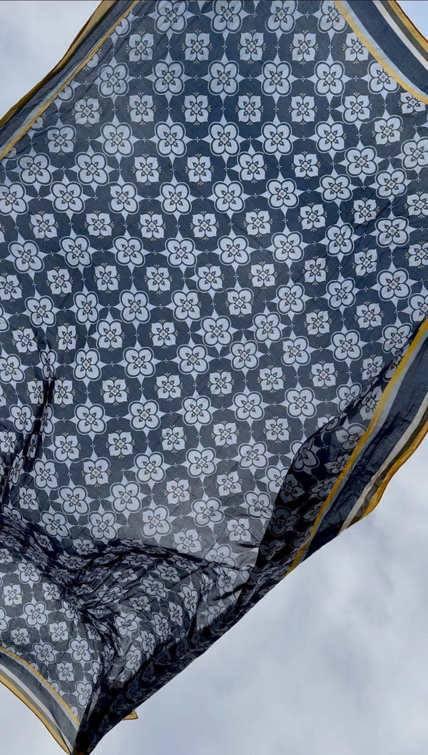 Mosaic Silk Pareo - Extra Large - Zandra Stone