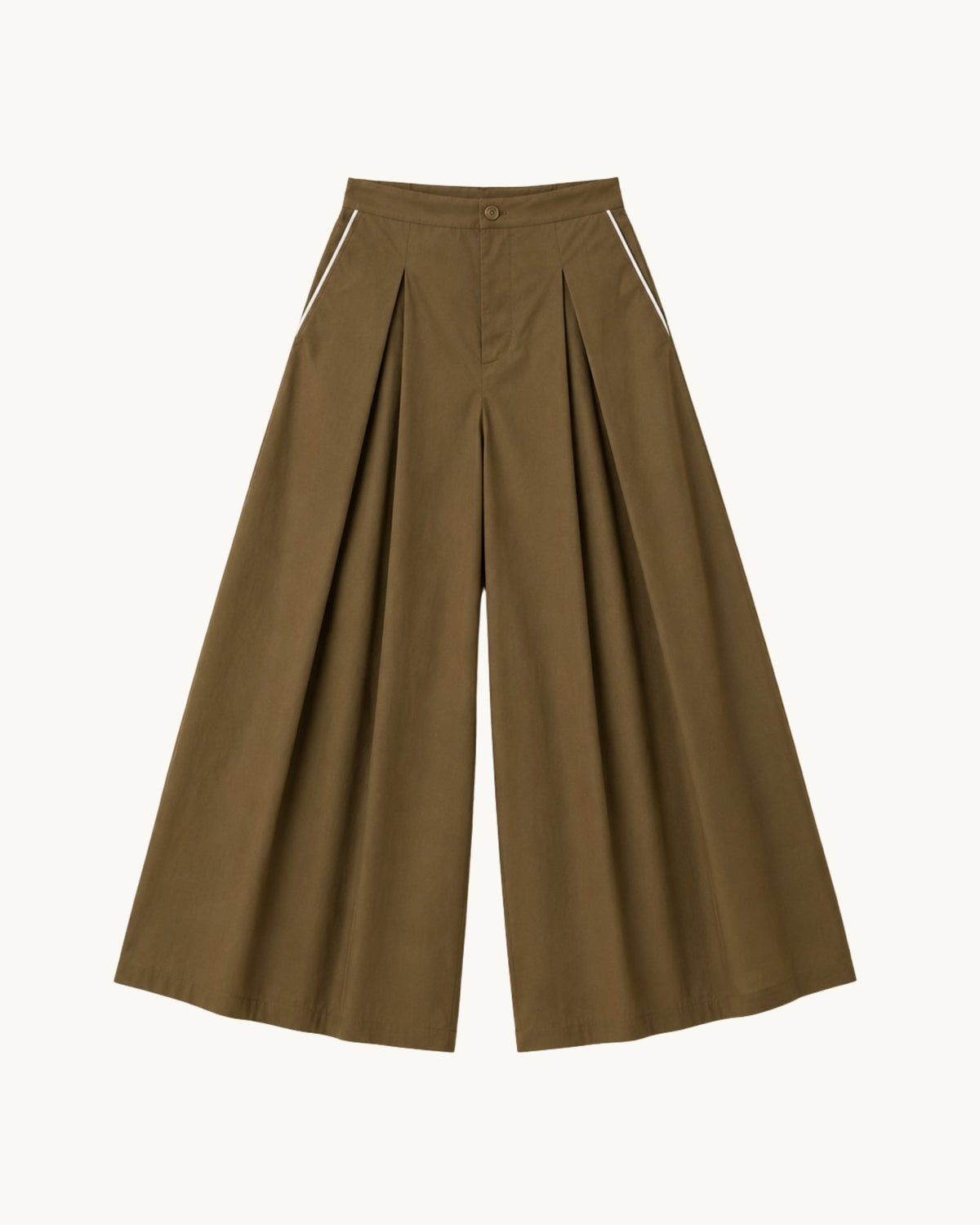 Palazzo Pant - Olive - Zandra Stone