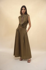 Palazzo Pant - Olive
