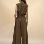 Palazzo Pant - Olive - Zandra Stone
