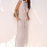 Palazzo Pant - Stripe - Zandra Stone
