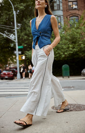 Palazzo Pant - Stripe - Zandra Stone