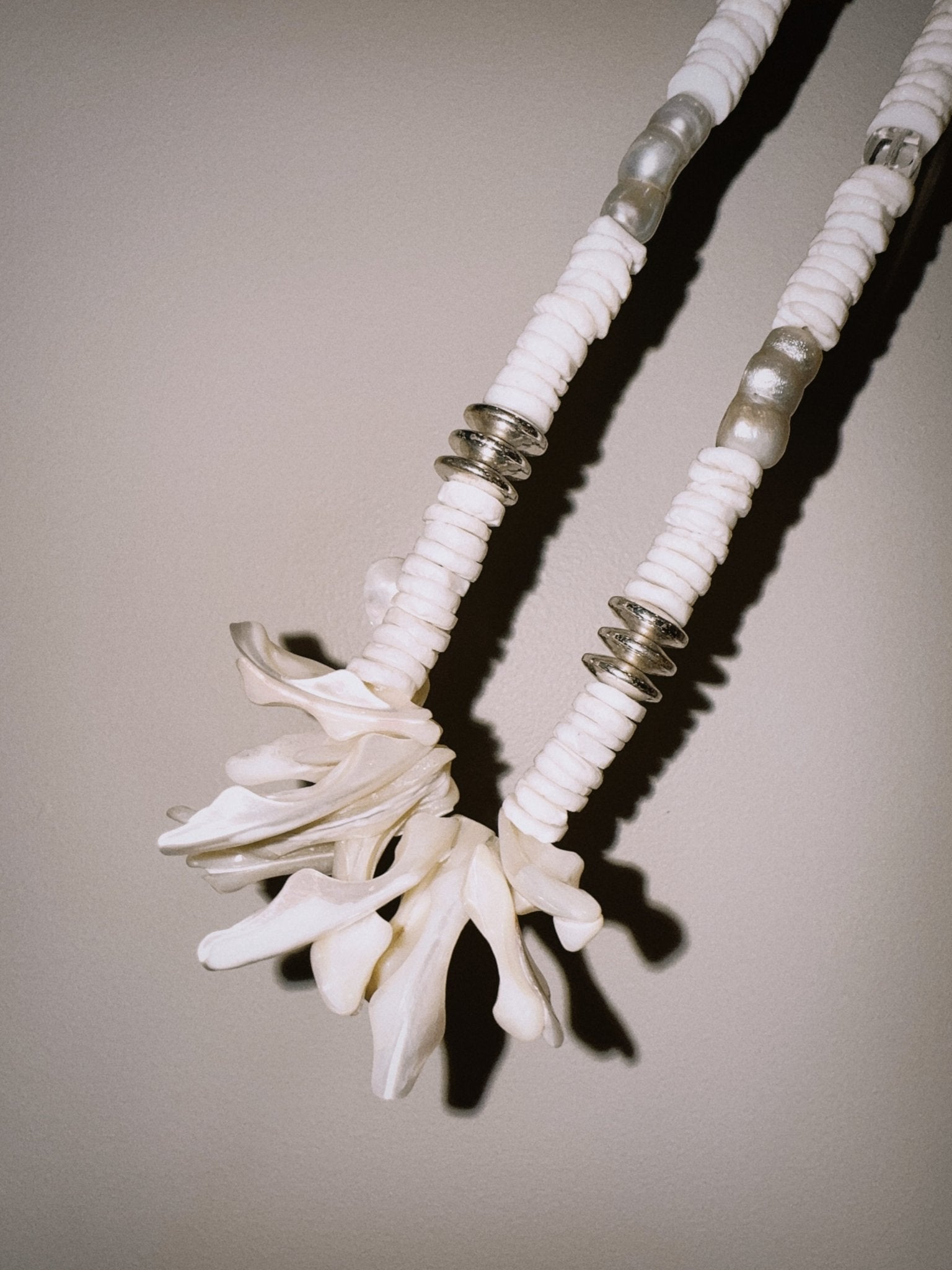 Pearl & Coral Necklace - Zandra Stone