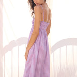 Petra Ruched Maxi Dress - Zandra Stone