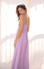 Petra Ruched Maxi Dress - Zandra Stone
