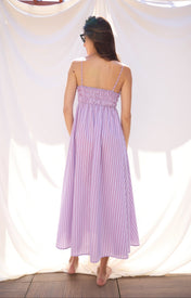 Petra Ruched Maxi Dress - Zandra Stone
